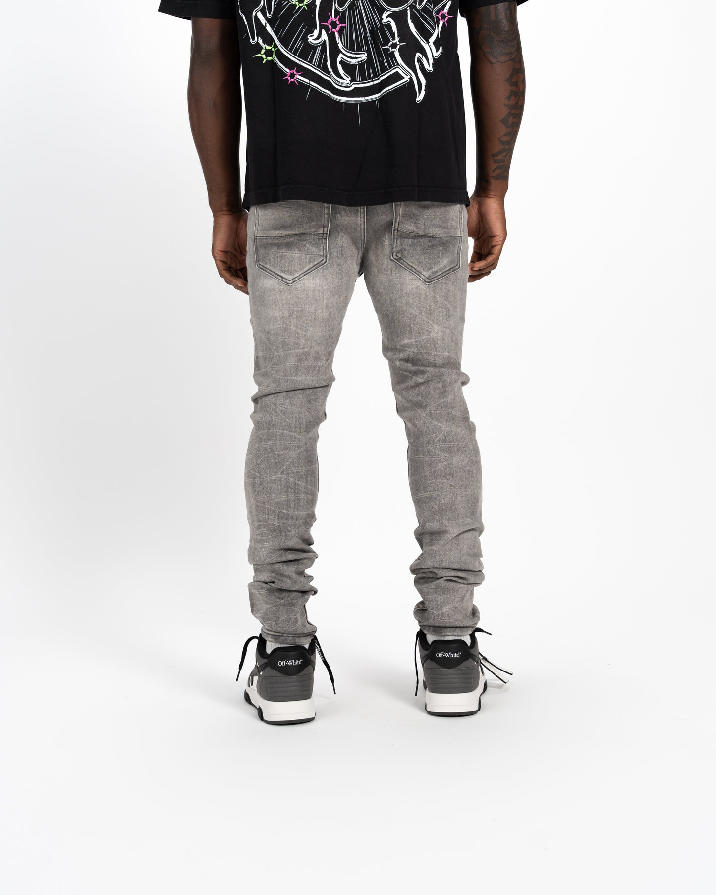 NO MORE WAX GRAY SKINNY FIT