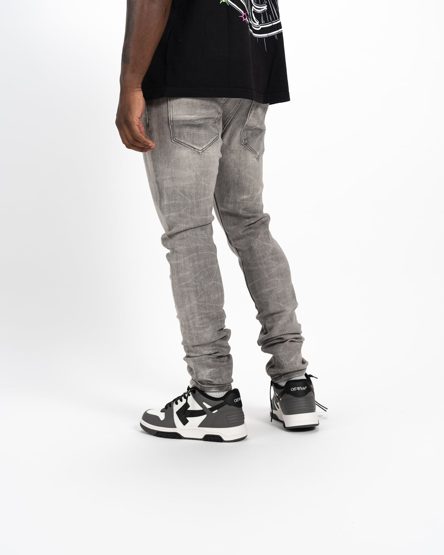 NO MORE WAX GRAY SKINNY FIT