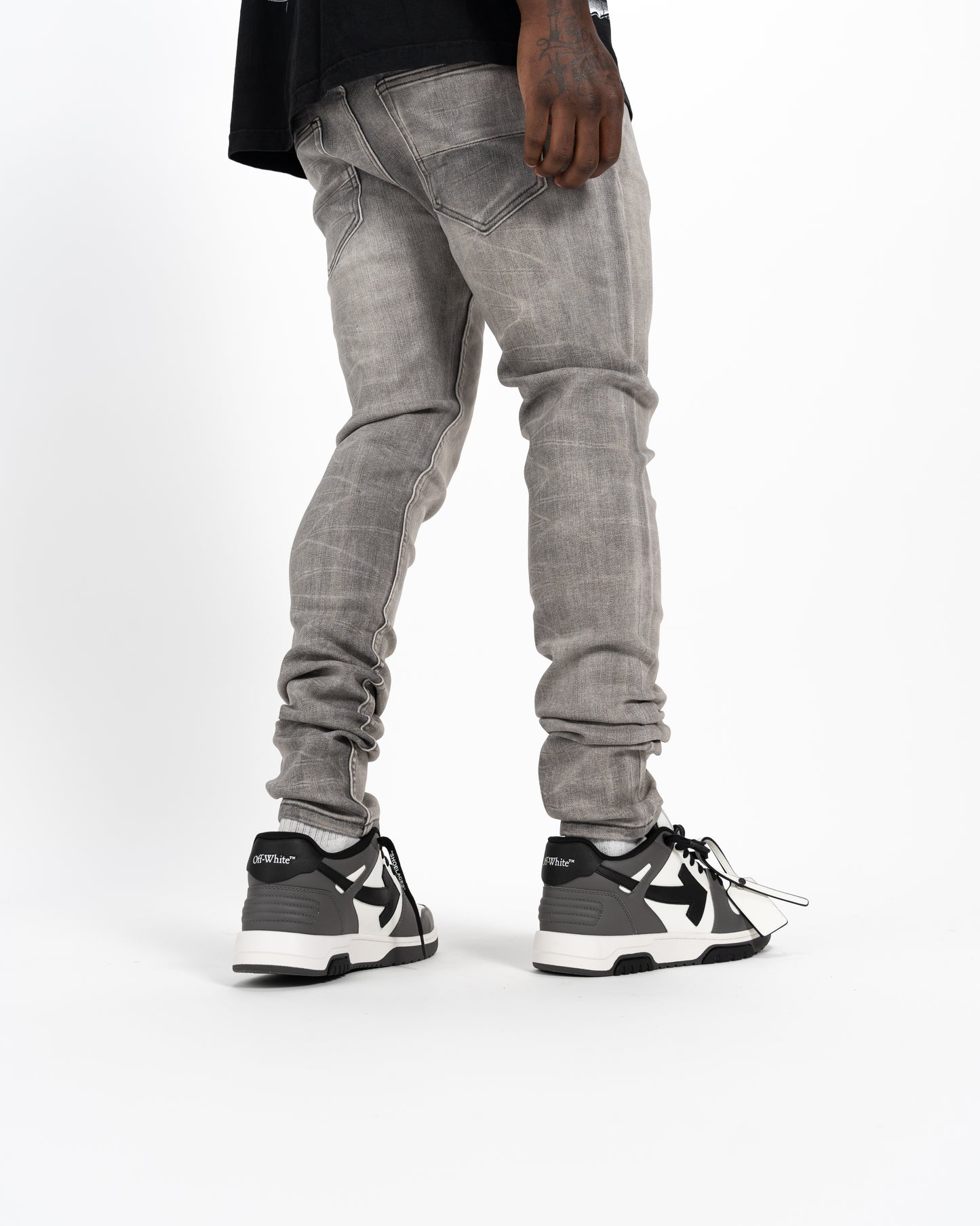NO MORE WAX GRAY SKINNY FIT