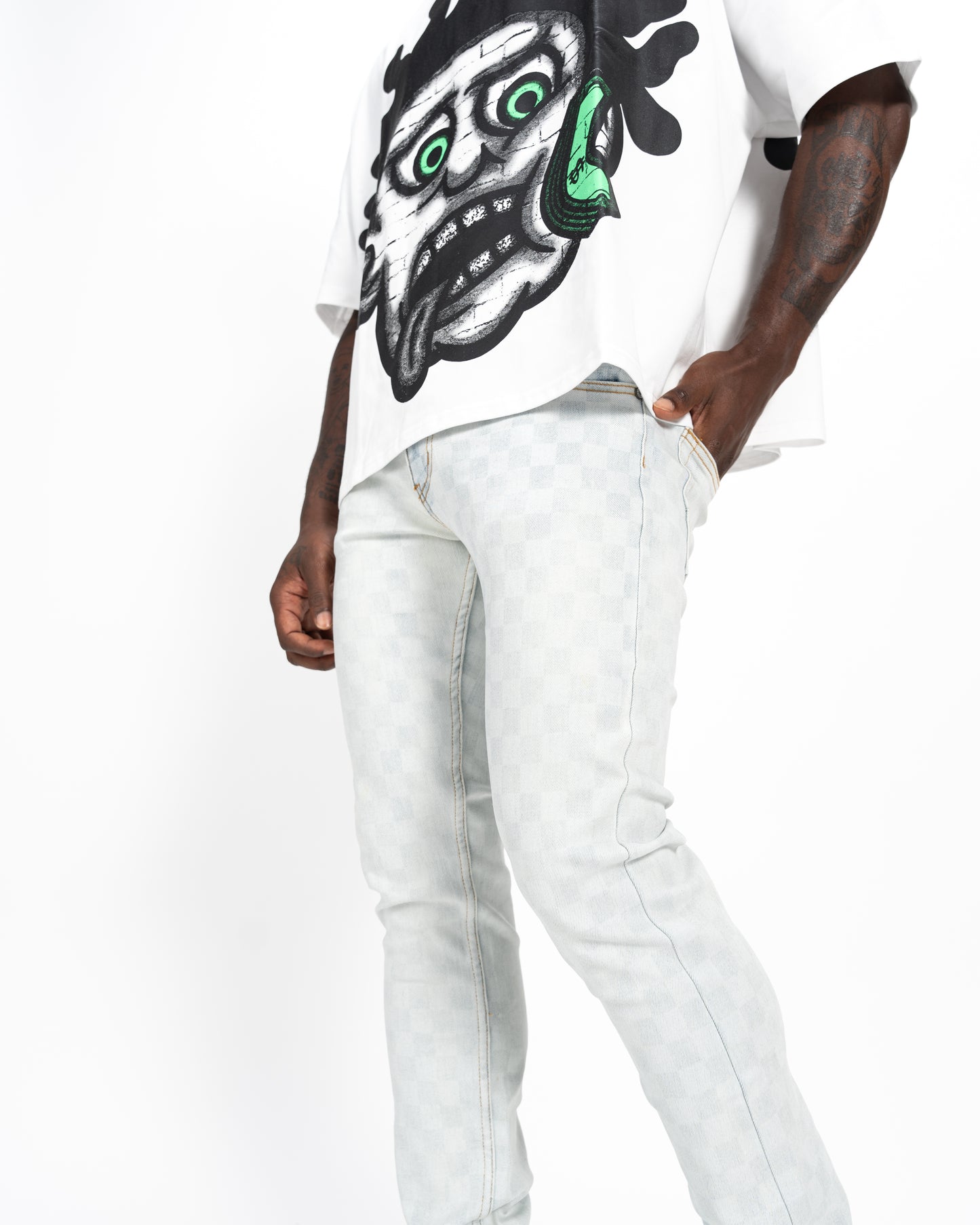 Diamond Stone Wash Skinny Fit
