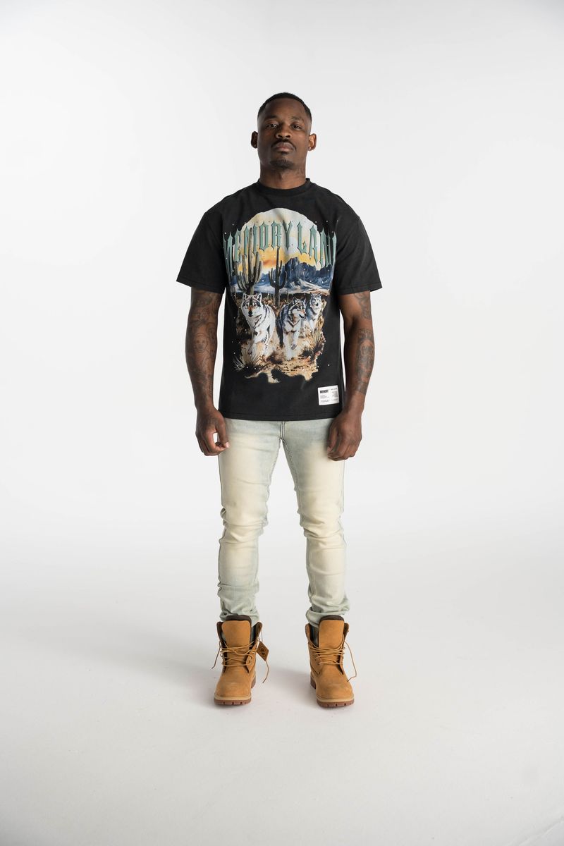 Relapse Jeans Sam Sand Wash Skinny Denim