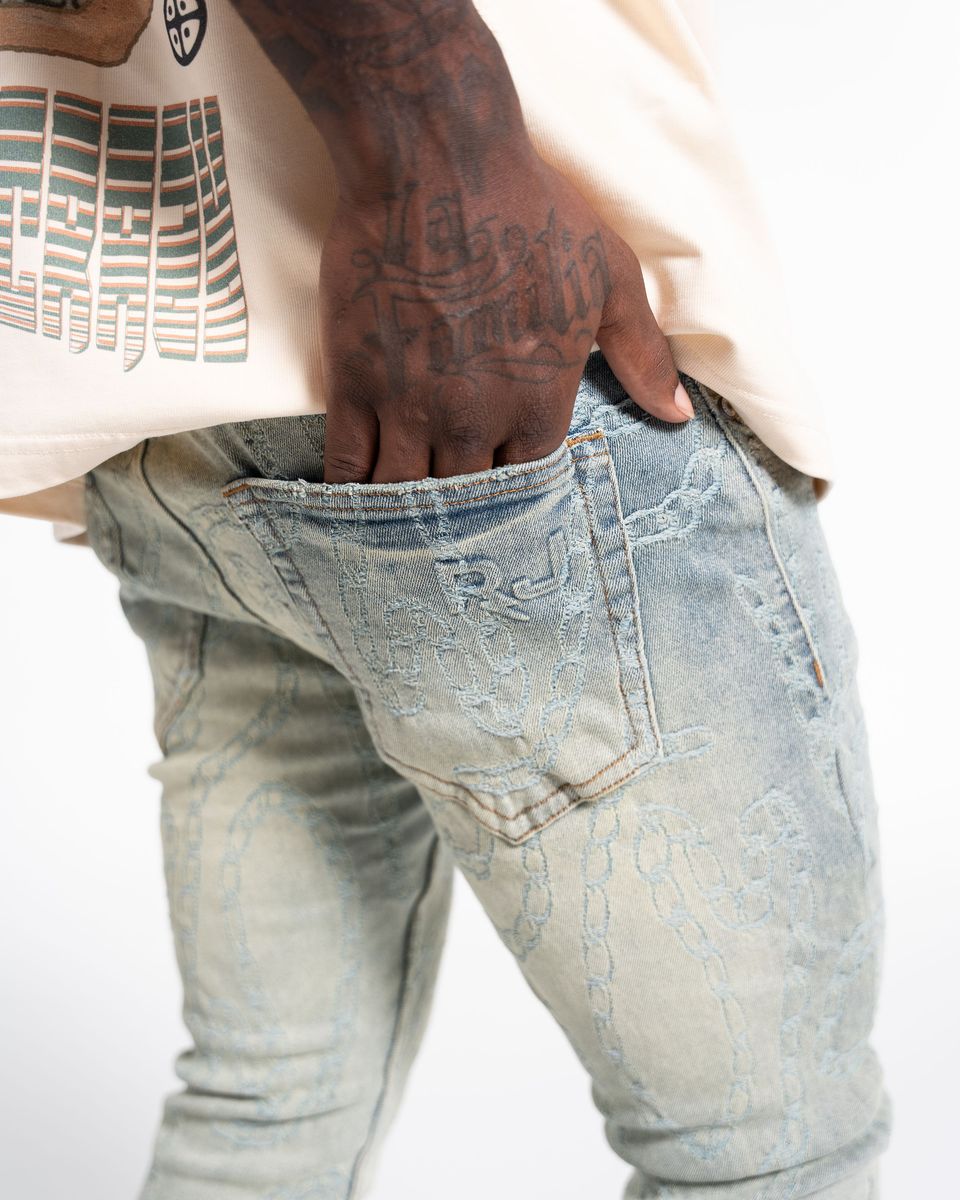 Relapse Jeans Chainsaw Sand wash