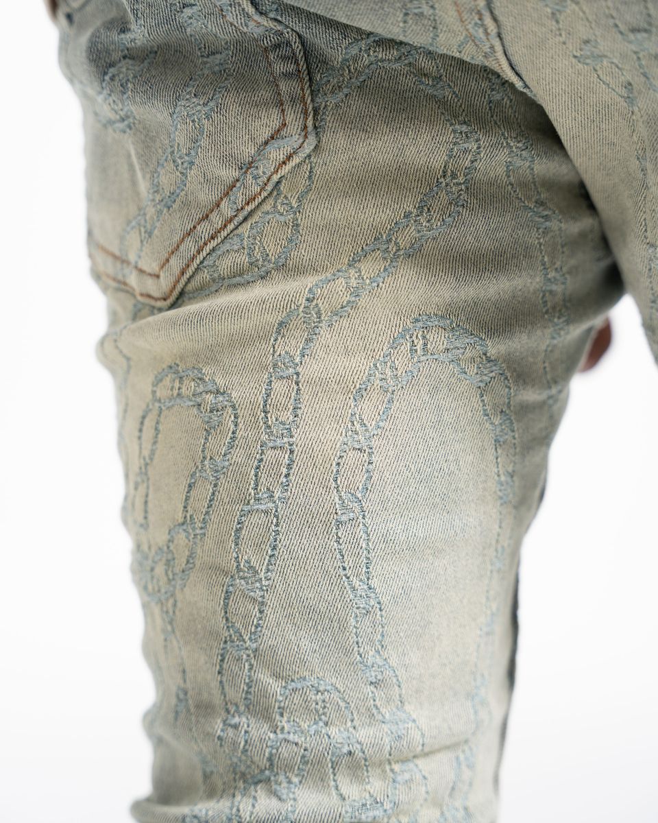 Relapse Jeans Chainsaw Sand wash