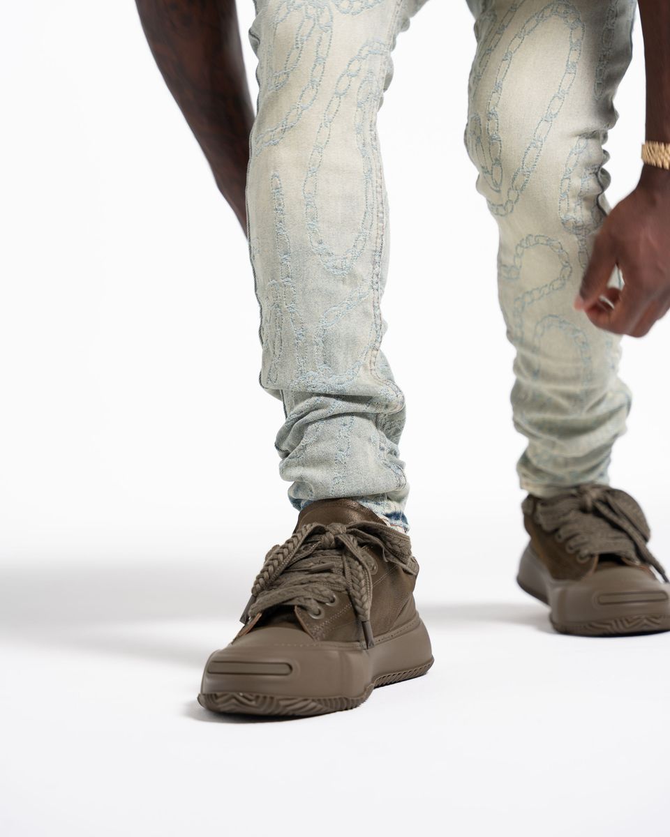 Relapse Jeans Chainsaw Sand wash