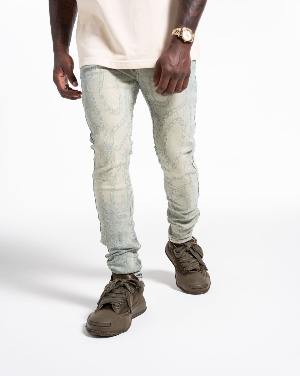 Relapse Jeans Chainsaw Sand wash