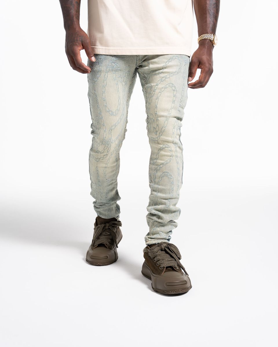 Relapse Jeans Chainsaw Sand wash
