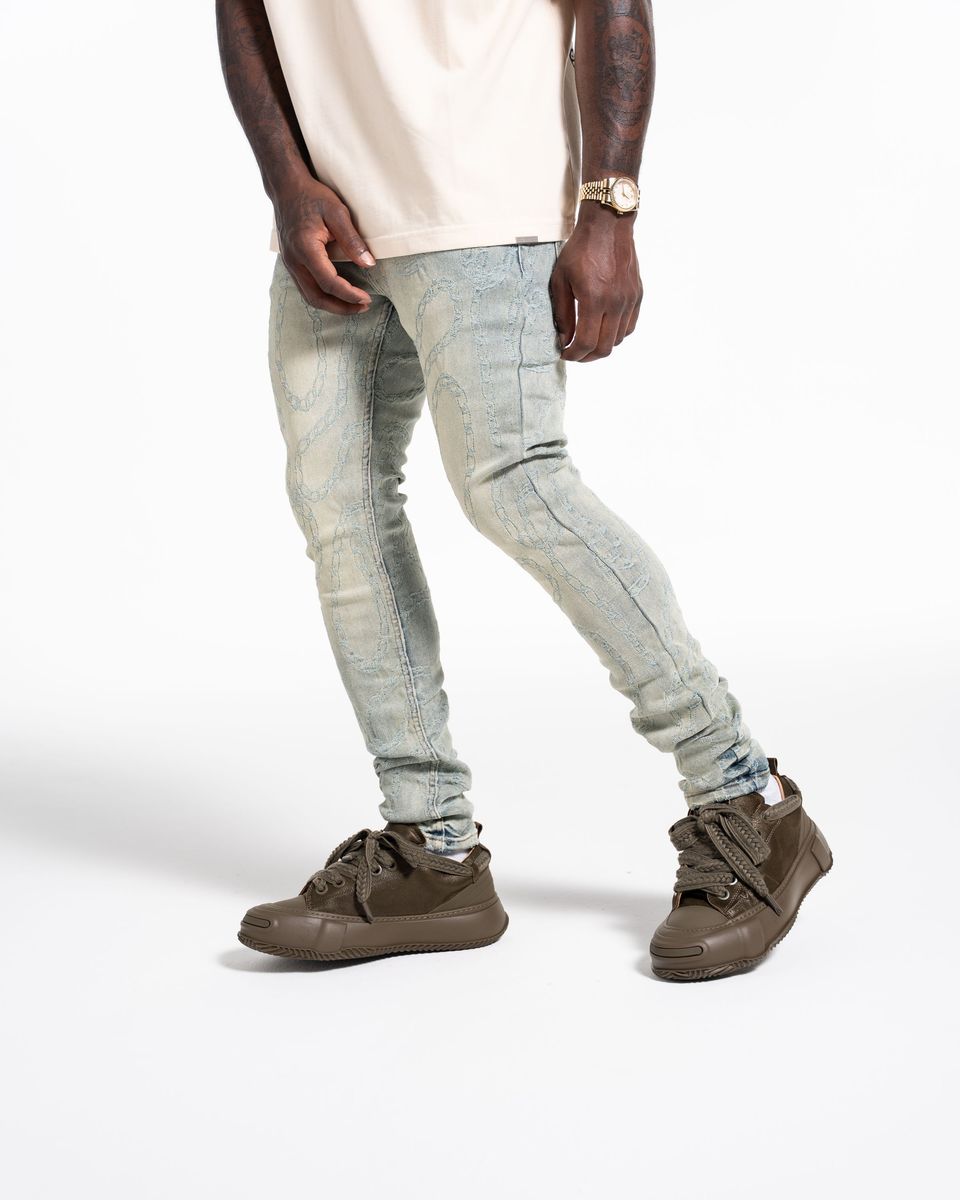 Relapse Jeans Chainsaw Sand wash