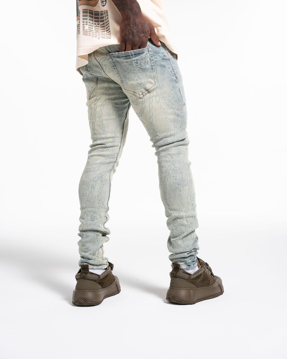 Relapse Jeans Chainsaw Sand wash