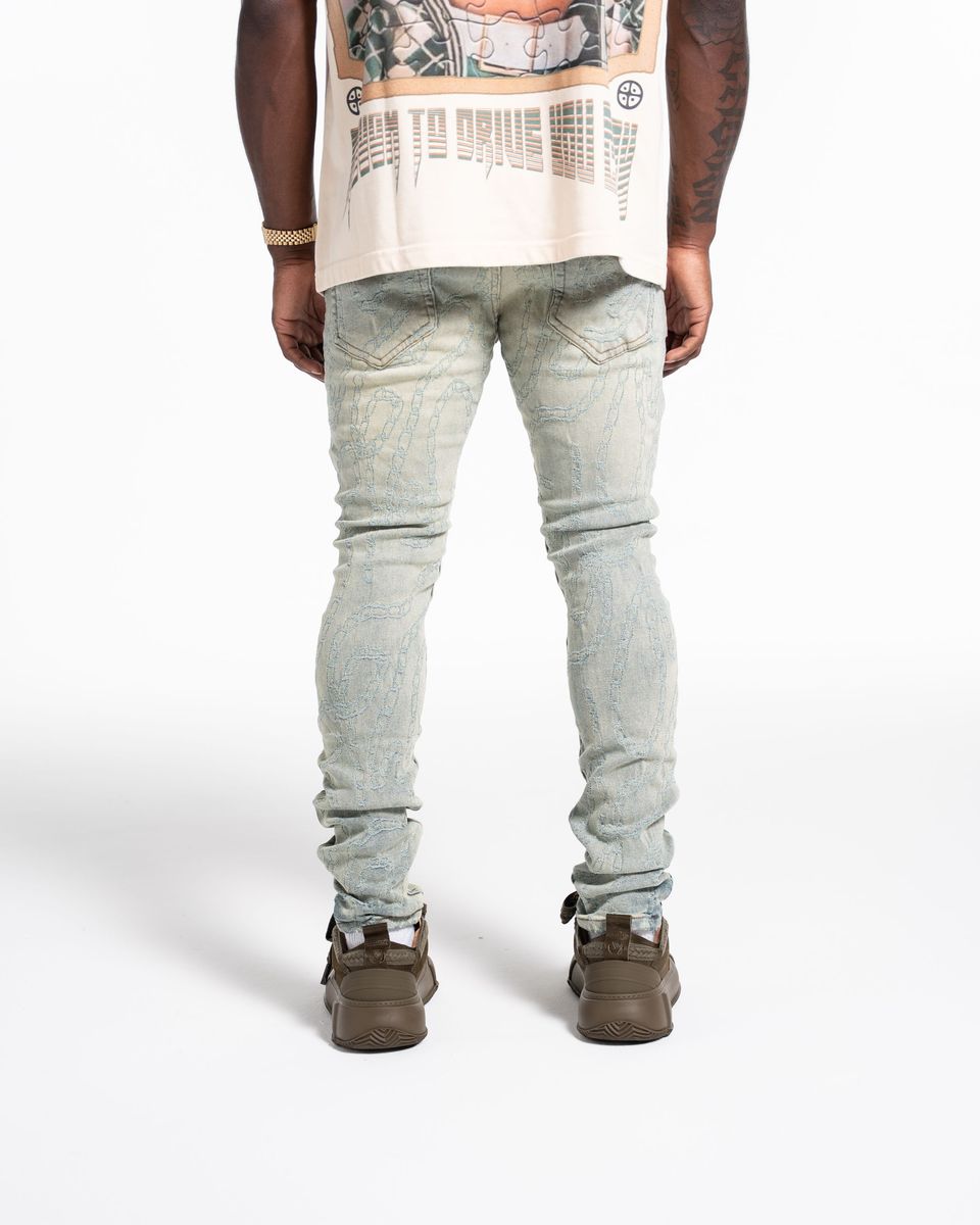 Relapse Jeans Chainsaw Sand wash