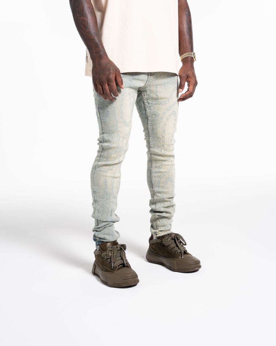Relapse Jeans Chainsaw Sand wash