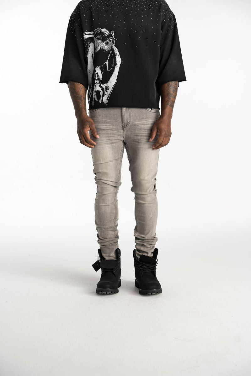 Sin City Skinny Denim Grey