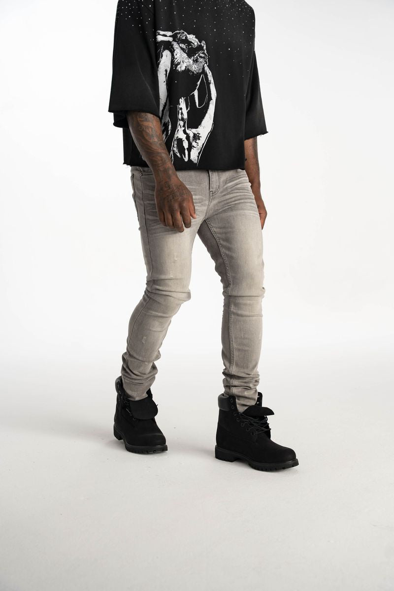 Sin City Skinny Denim Grey