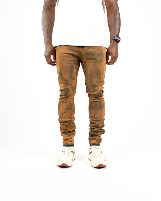 Woodland Skinny Denim Brown