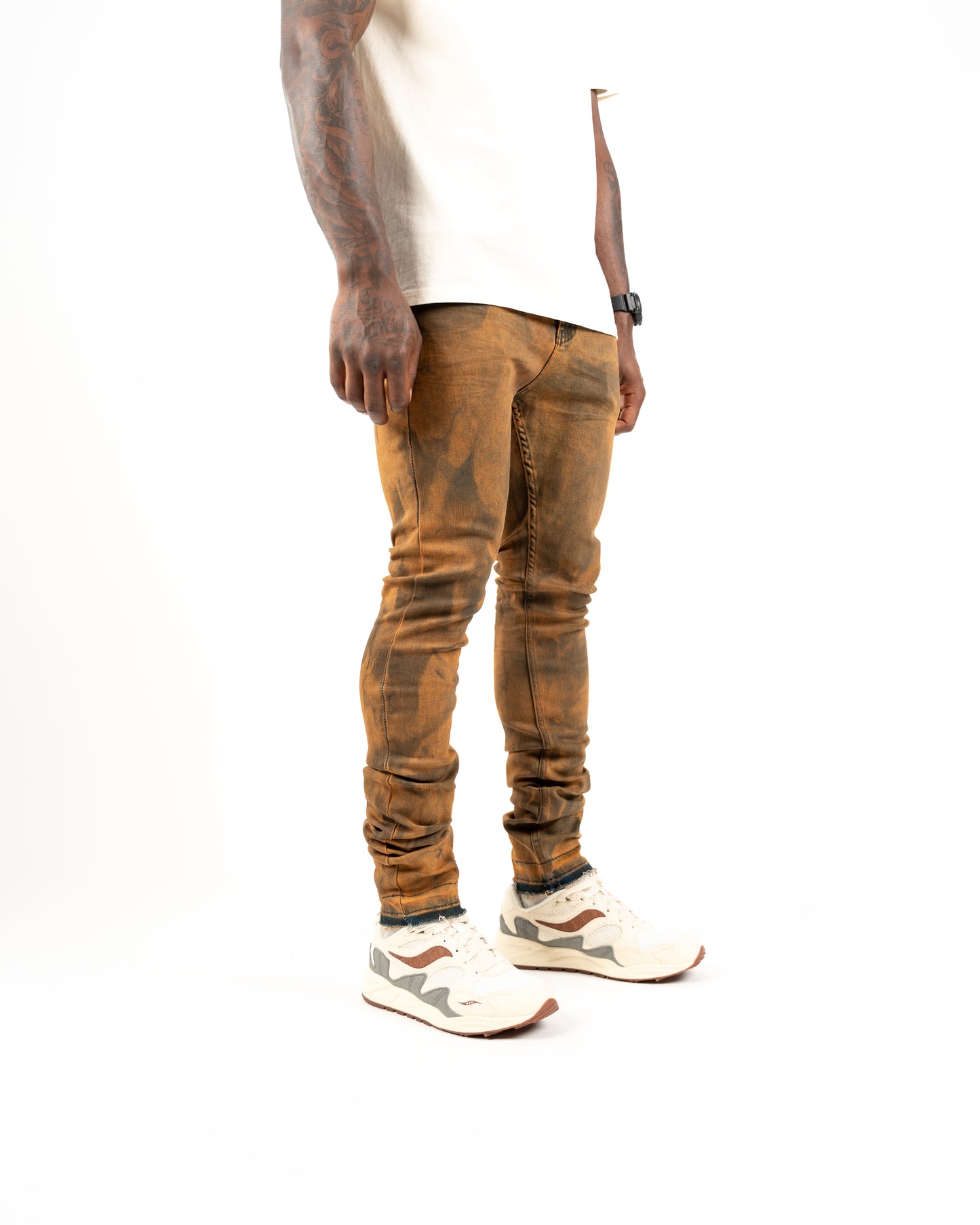 Woodland Skinny Denim Brown