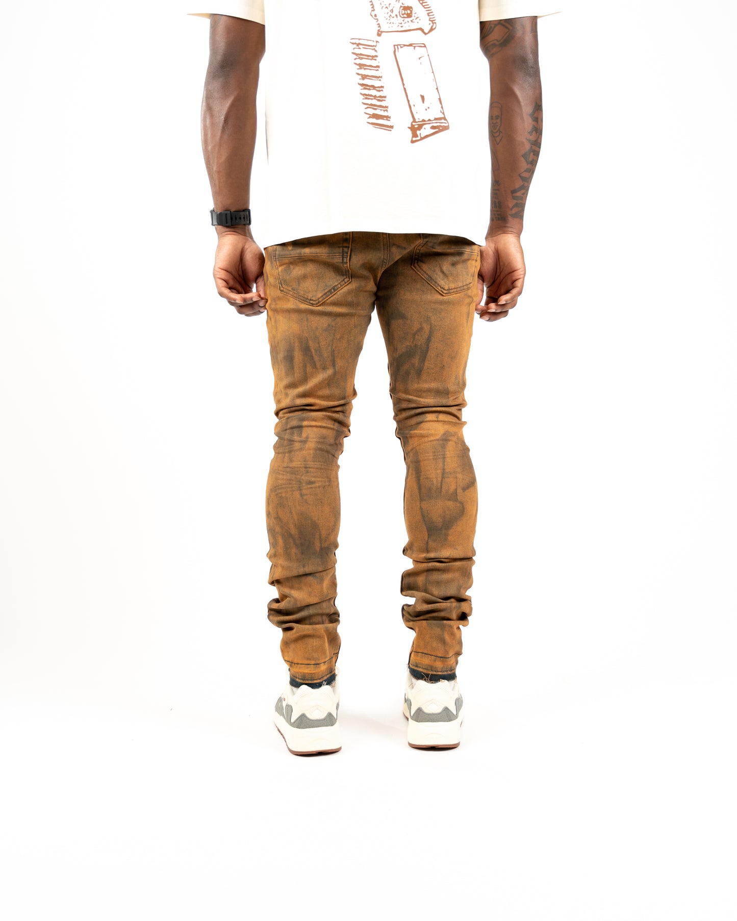 Woodland Skinny Denim Brown