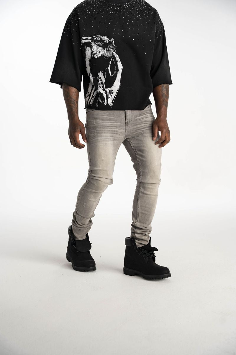 Sin City Skinny Denim Grey