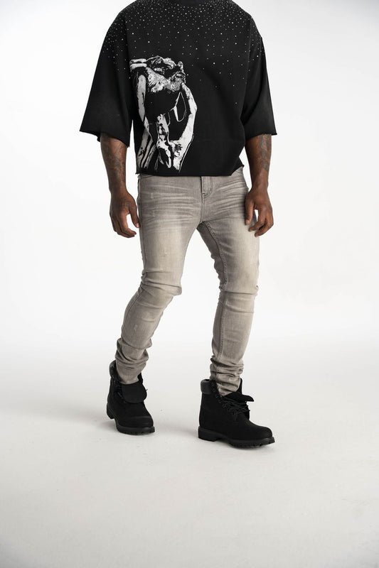 Sin City Skinny Denim Grey