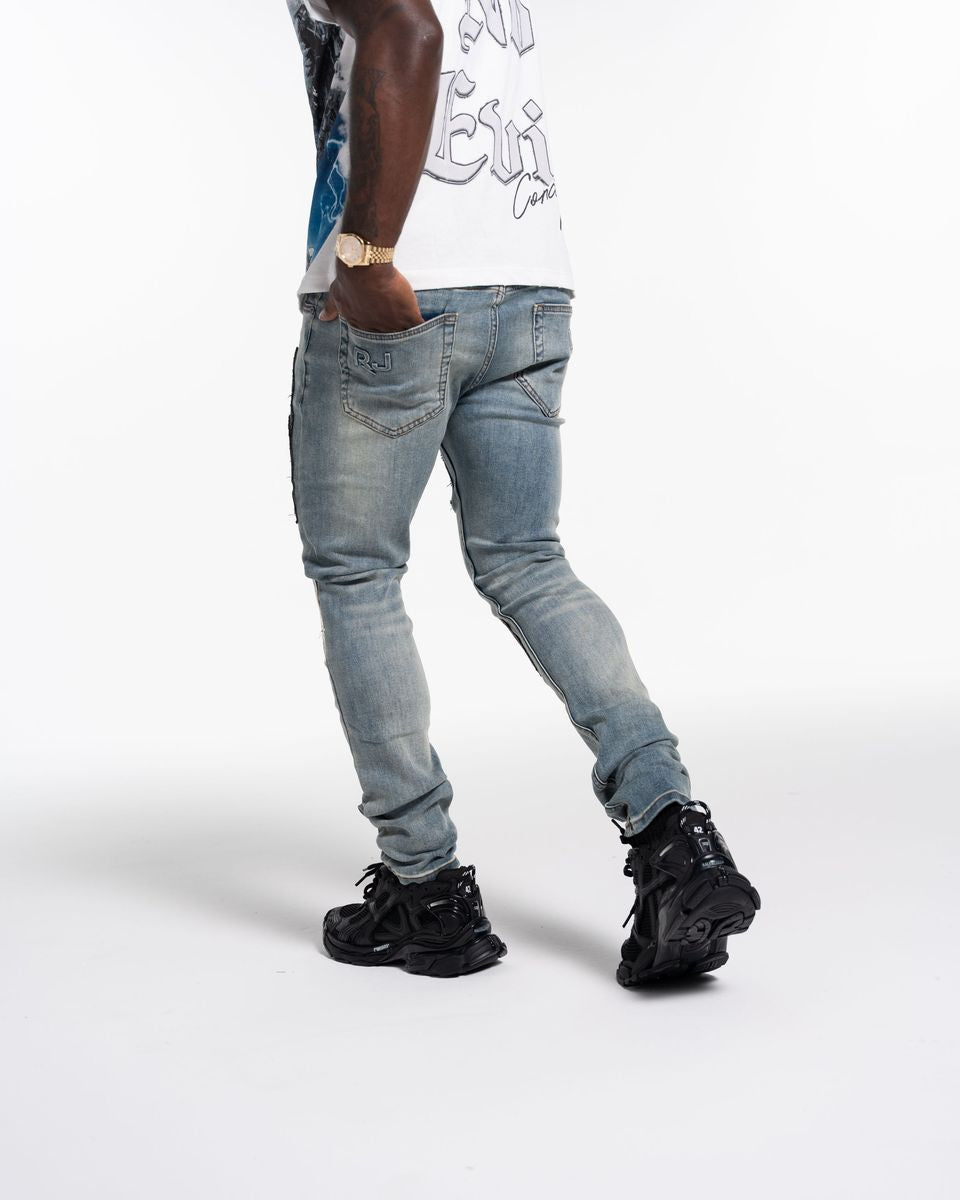 Relapse Blue Relapse Jeans Holly Skinny Denim Blue