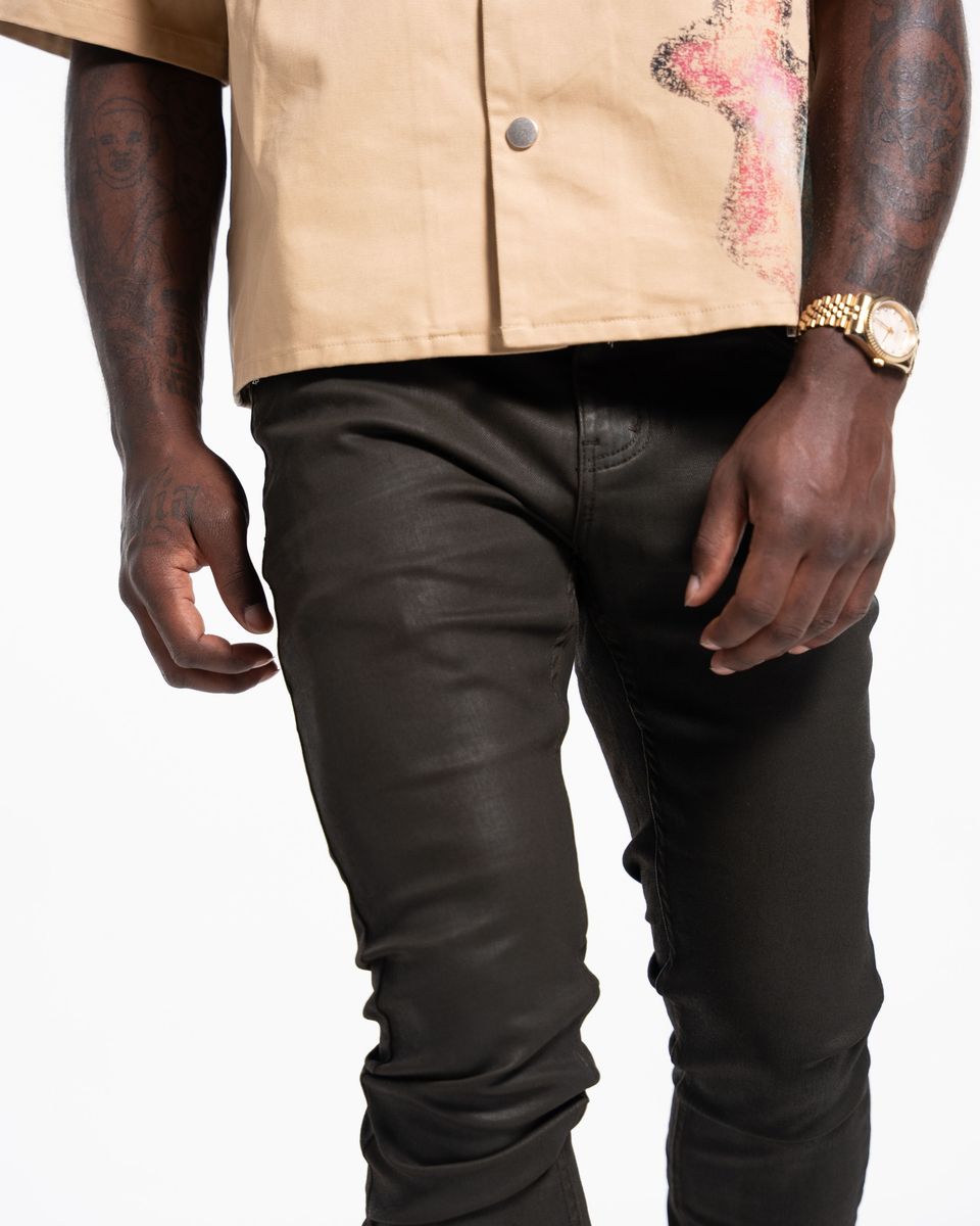 Relapse Jeans No More Wax Skinny Denim Green