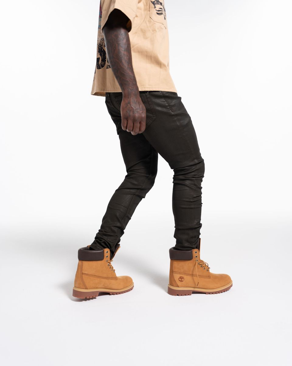 Relapse Jeans No More Wax Skinny Denim Green