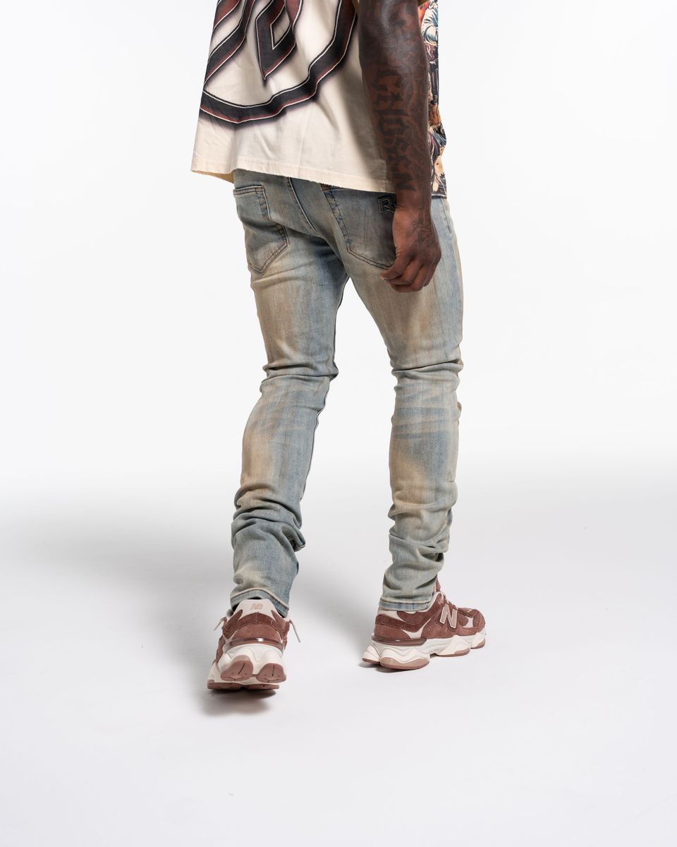 Relapse Jeans Polo Skinny Denim Dirty Vintage