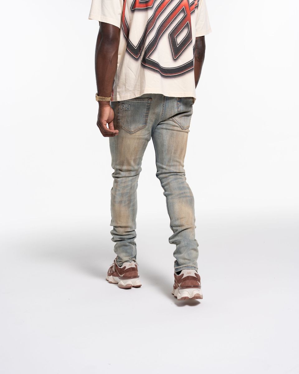Relapse Jeans Polo Skinny Denim Dirty Vintage