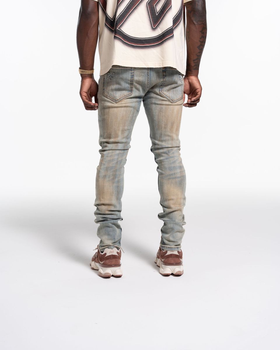 Relapse Jeans Polo Skinny Denim Dirty Vintage