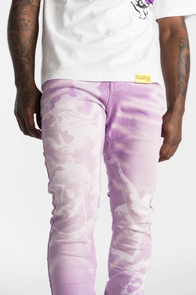 Relapse Jeans Zaina Purple Skinny Denim