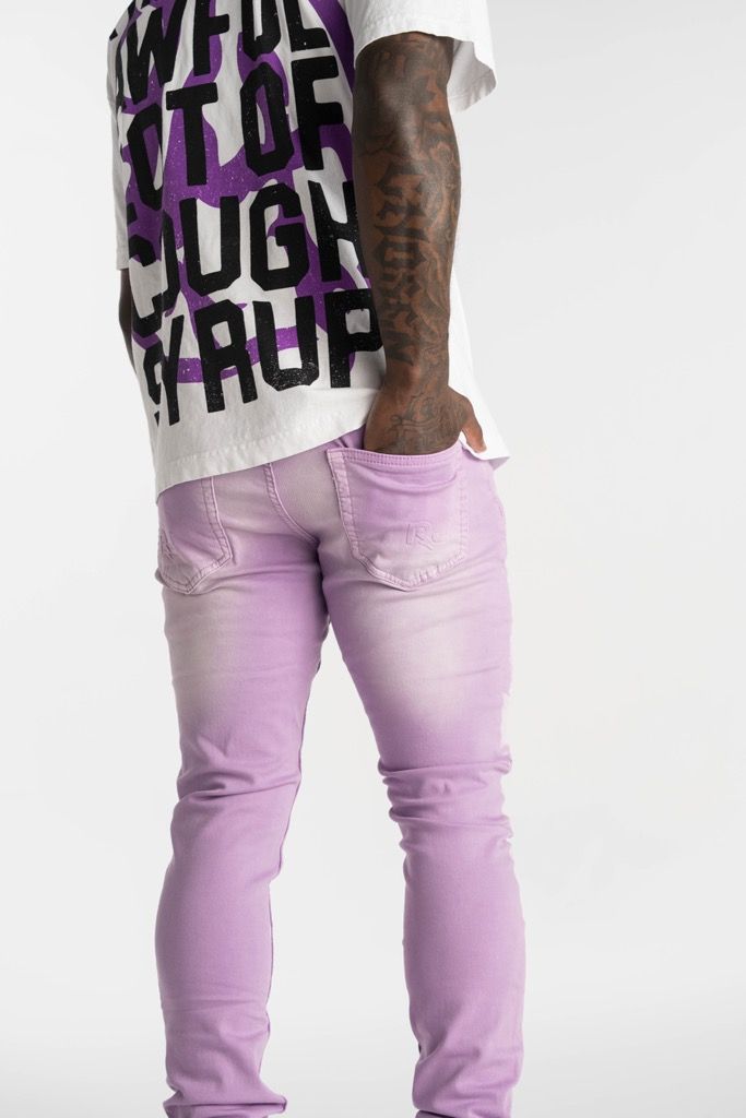 Relapse Jeans Zaina Purple Skinny Denim