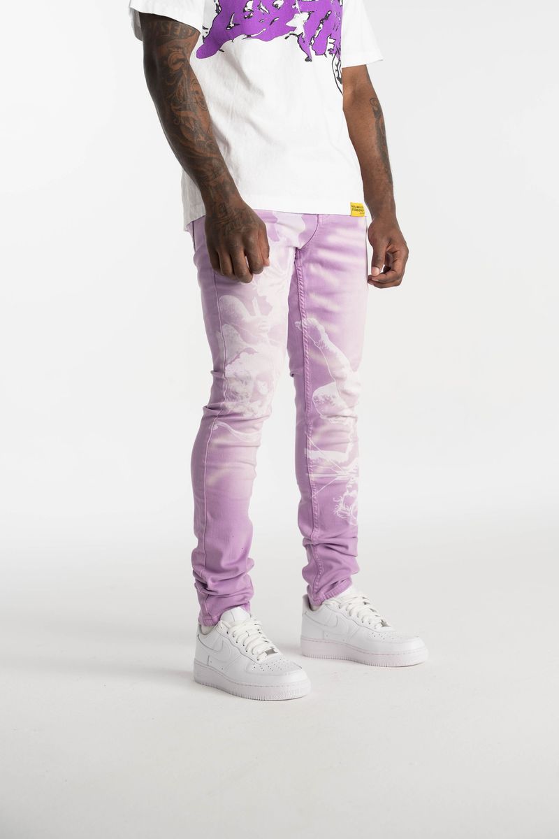 Relapse Jeans Zaina Purple Skinny Denim