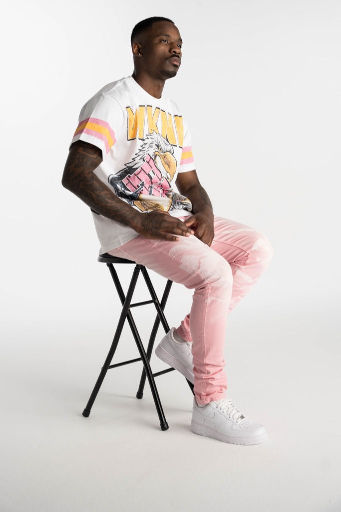 Relapse Jeans Zaina Pink Skinny Denim