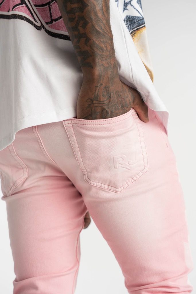 Relapse Jeans Zaina Pink Skinny Denim