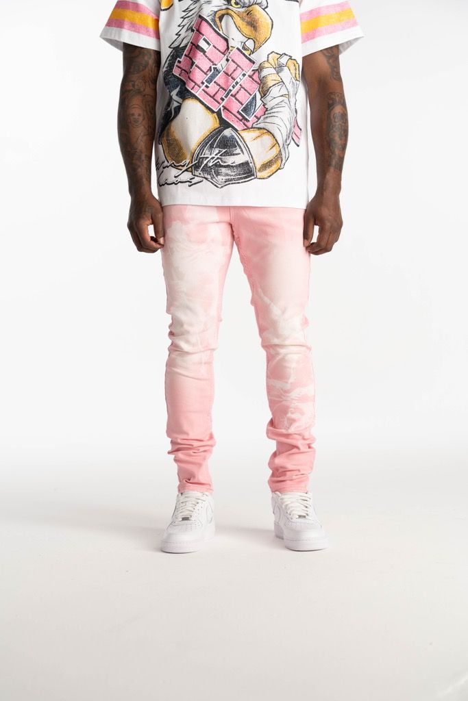 Relapse Jeans Zaina Pink Skinny Denim