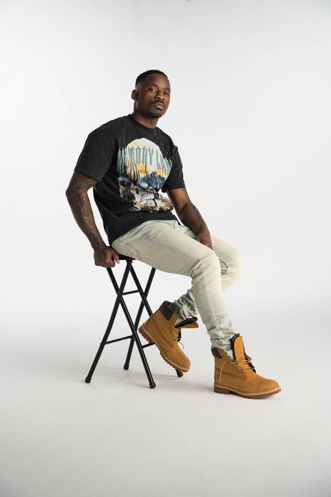 Relapse Jeans Sam Sand Wash Skinny Denim