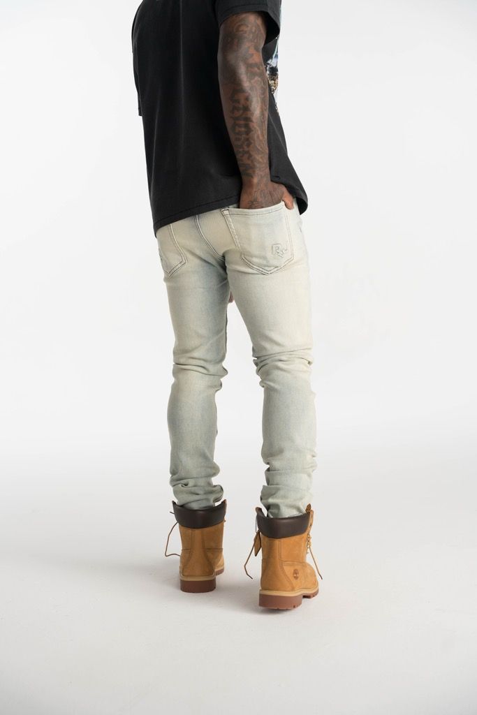 Relapse Jeans Sam Sand Wash Skinny Denim