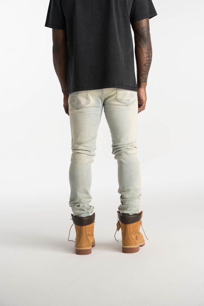 Relapse Jeans Sam Sand Wash Skinny Denim