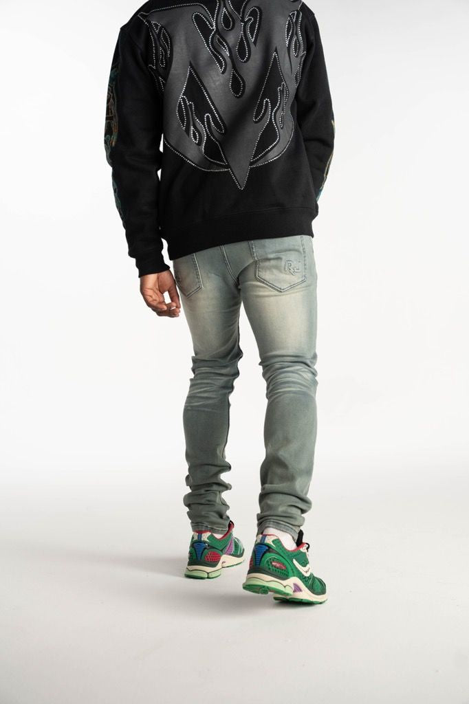 Relapse Jeans Deep Blue Skinny Denim