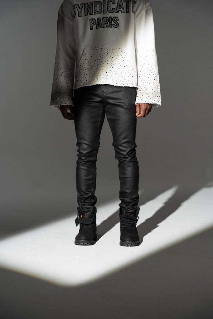 Relapse Jeans Noir Wax Black Skinny Denim