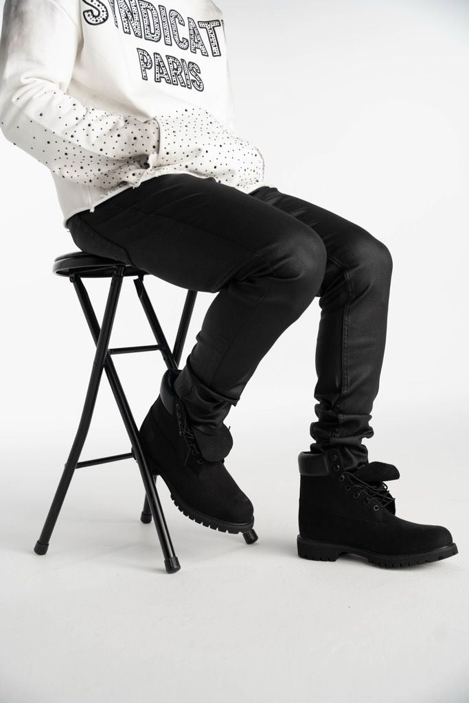 Relapse Jeans Noir Wax Black Skinny Denim
