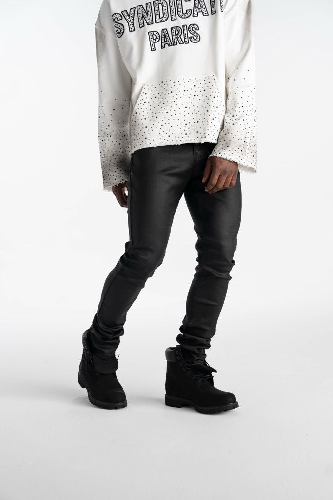 Relapse Jeans Noir Wax Black Skinny Denim