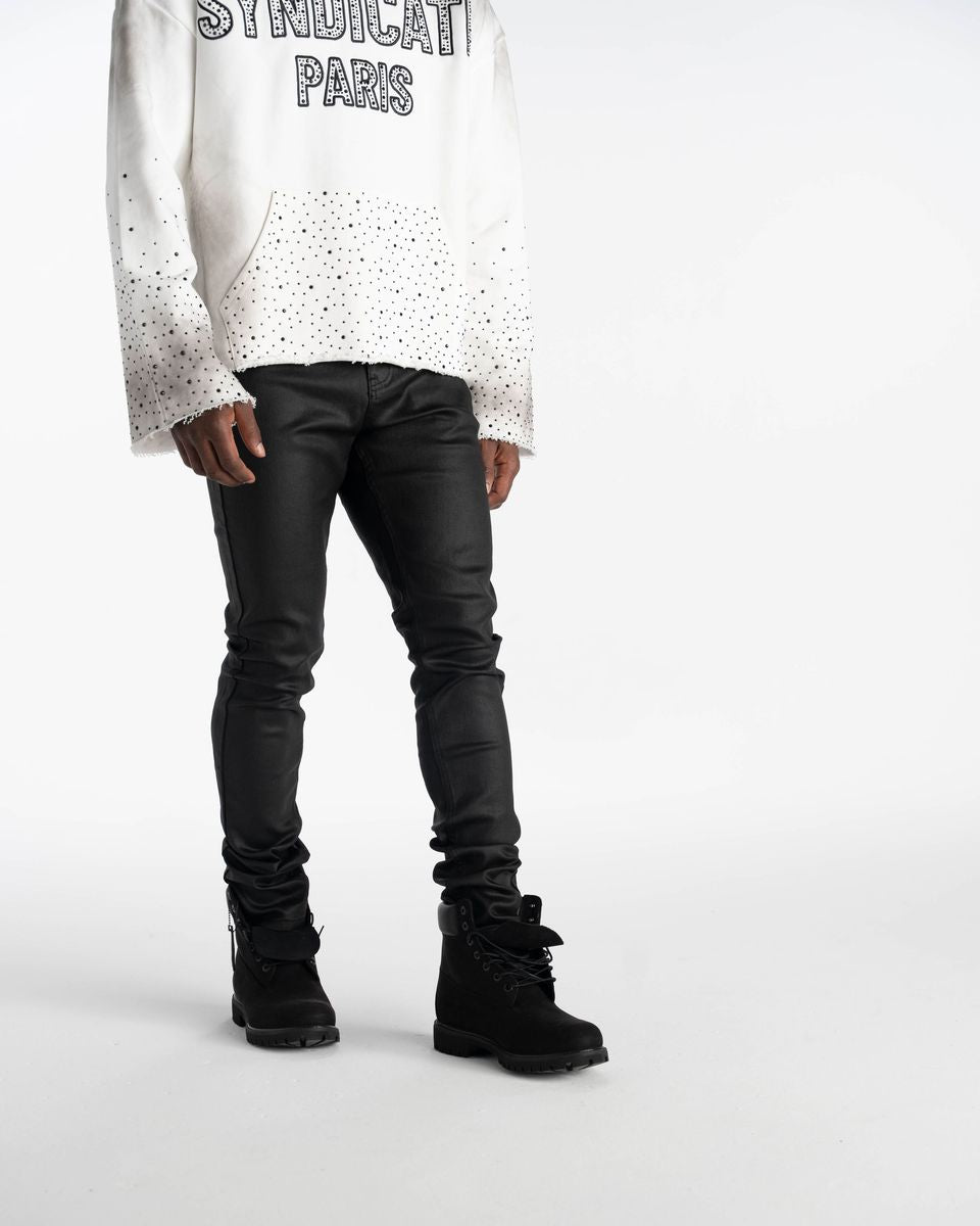 Relapse Jeans Noir Wax Black Skinny Denim