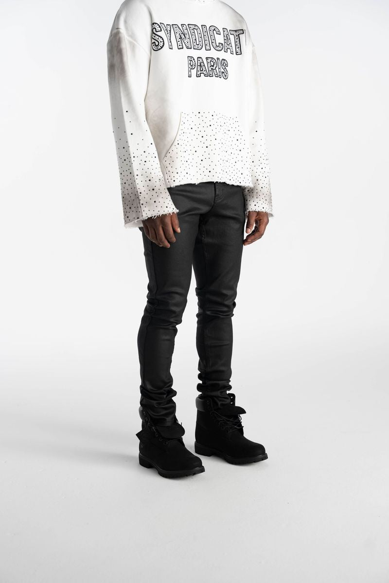 Relapse Jeans Noir Wax Black Skinny Denim