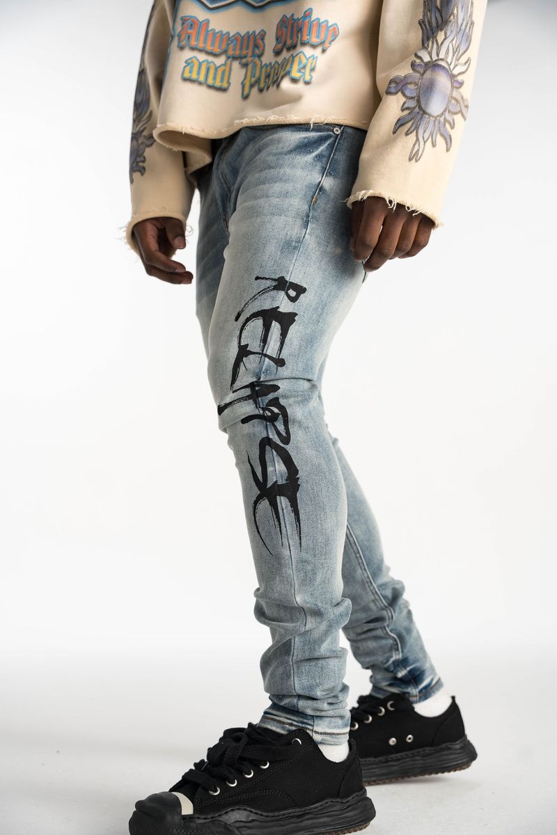 Relapse Jeans Signature Skinny Denim Blue