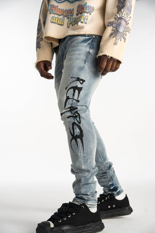 Relapse Jeans Signature Skinny Denim Blue