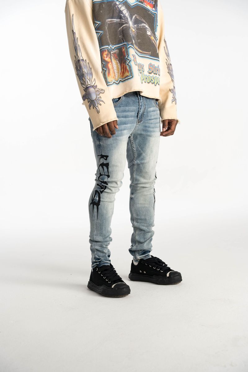 Relapse Jeans Signature Skinny Denim Blue