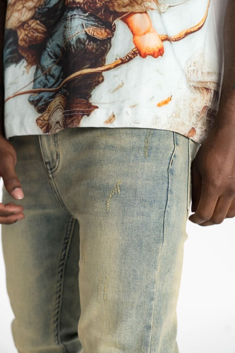 Relapse Jeans Petra 2.0 Sand wash Skinny Denim