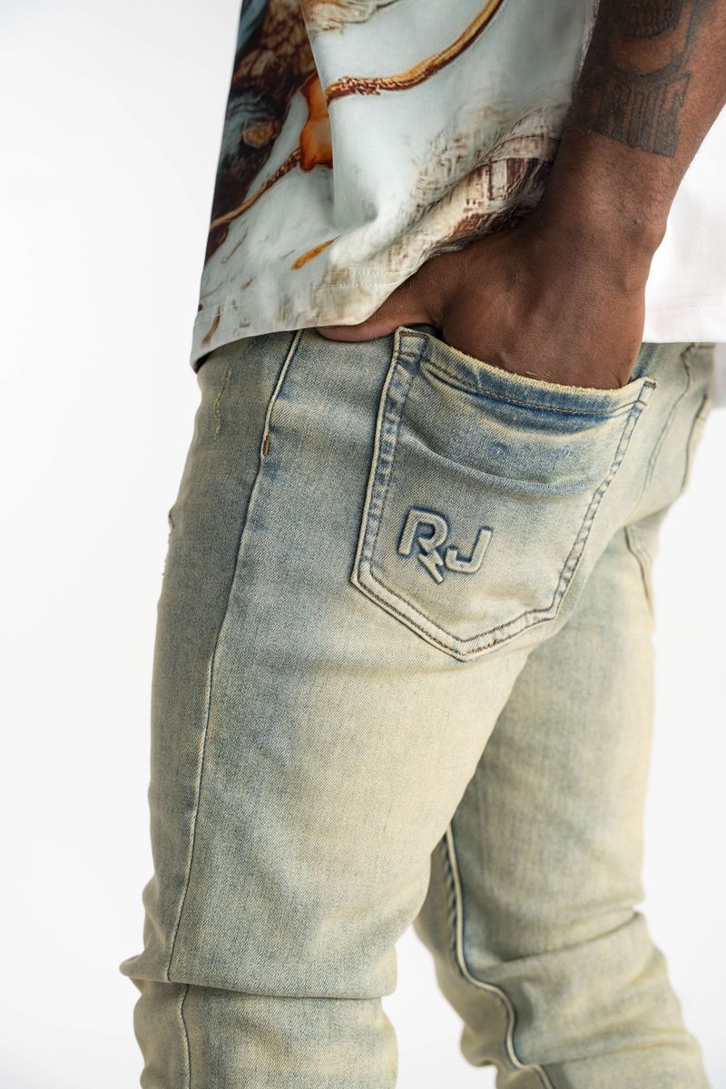 Relapse Jeans Petra 2.0 Sand wash Skinny Denim