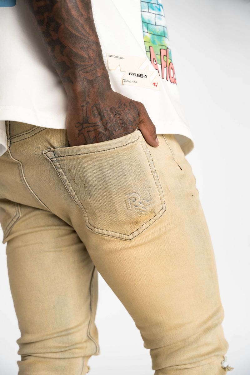 Petra Skinny Denim Sand Wash