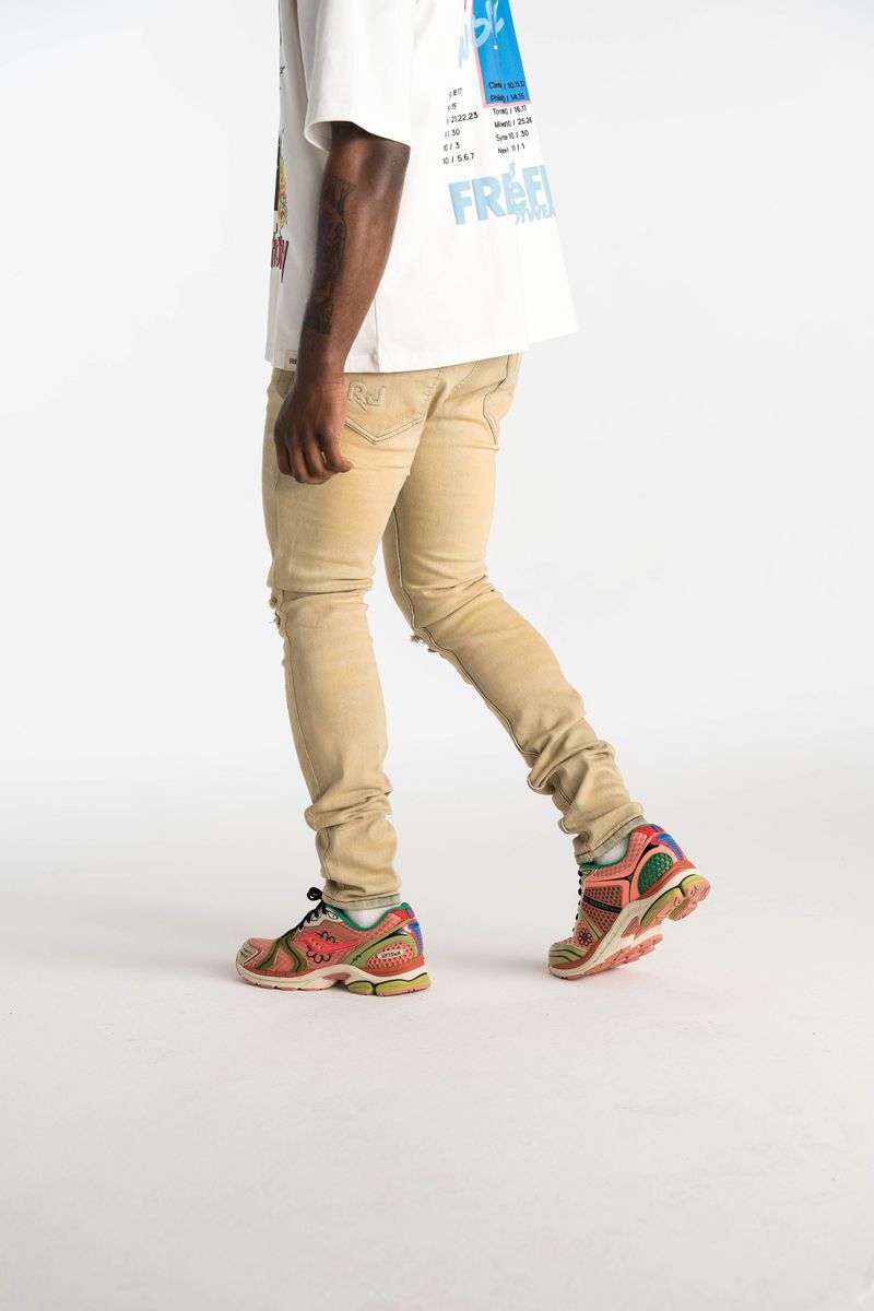 Petra Skinny Denim Sand Wash