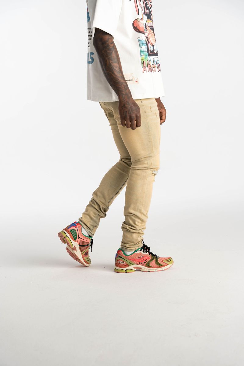 Petra Skinny Denim Sand Wash